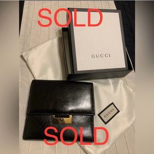 Gucci GG Metalasse Bifold Leather Wallet